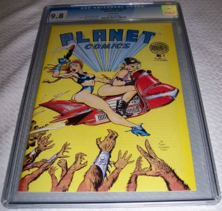 Planet Comics 1 CGC 9 8 Classic Dave Stevens Cover Blackthorne
