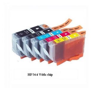 HP364 XL Ink Cartridges for Photosmart 5510E B110C B210 A B C C309 A