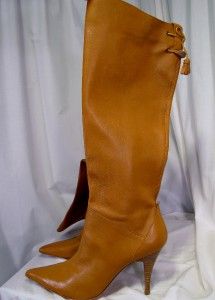 AMAZING! CHARLES DAVID LEAN OVER KNEE HIGH BOOTS! LARGER SIZE