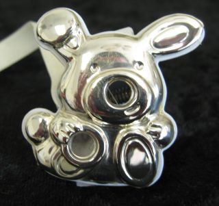  Bunny Shaped Pacifier Clip Cunill Barcelona Baby Shower New