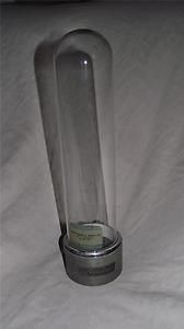 Antique Dixie Vortex Paper Cups Dispenser Holder Glass Cylinder Soda