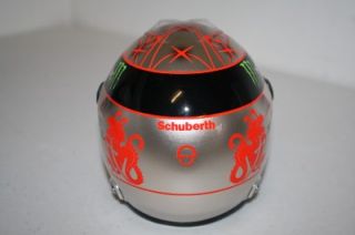 Schuberth Schumacher 2012 300th GP Spa Platinum helmet 1/2 scale