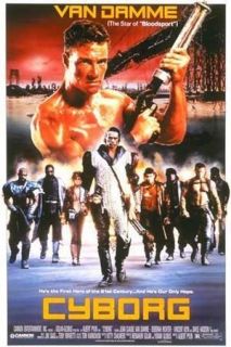 Cyborg Original Movie Poster Jean Claude Van Damme