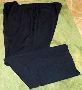 David Taylor Flexslax II Navy Blue Big Mens Dress Pants Size 46 x 31