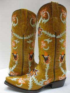 Ladies Womens Cowboy Boots Sexy Shoes New Gringo Embroidered Flowers