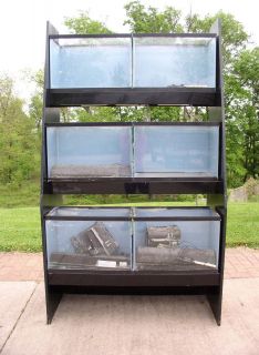 Custom Stands and 12 20GALLON Aquariums Lot of Accessories