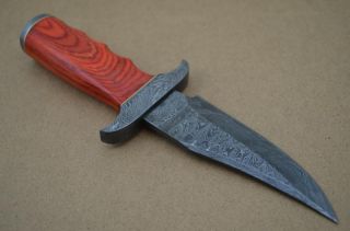 Unique Custom Handmade Damascus Steel Hunting Bowie Knife C20