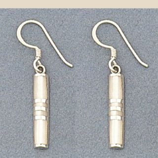 sterling silver bar dangle earrings choice of stone earrings measure