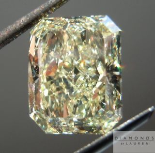   Light Yellow SI1 Radiant Cut GIA Fantastic R4780 Diamonds by Lauren