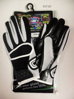 Cutters Gloves Football WR RB Black Size Youth Large