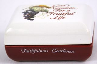 Dayspring Gods Promises for A Fruitful Life Trinket Box w