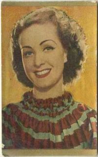 Danielle Darrieux Vintage 1936 Danmarks Film Stars Trading Card 163