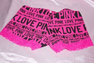victoria Secret Pink Sayings Panty Boyshort Binkini Panties Sleep