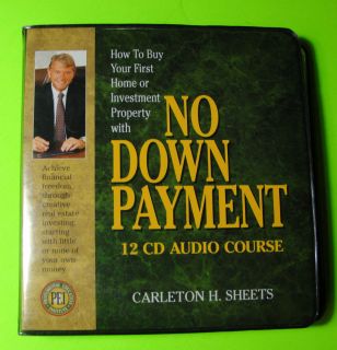 No Down Payment   Carleton Sheets   12 CD Audio Real Estate Course