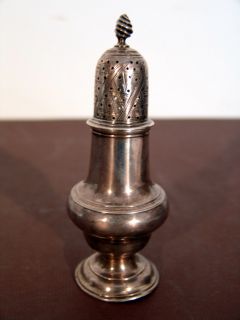 Antique Silver Sugar Salt Shaker 1765 by Daniell Mince