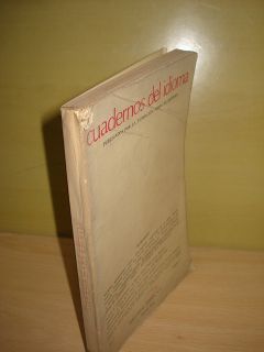 Cuadernos Del Idioma   Fundacion Pedro De Mendoza