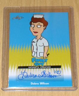 2011 Leaf Family Guy Season 3 4 5 Debra Wilson Autograph