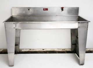 Calumet Stainless Steel Process Sink 60x24 with backsplash
