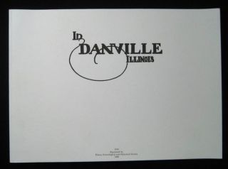 Danville Illinois IL Vermilion County Souvenir Photo Book 1916 Repro