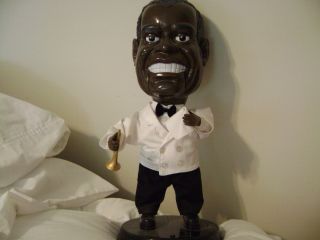 Used Louis Armstrong 2002 Gemmy Animated Figure Singing Doll 19 No