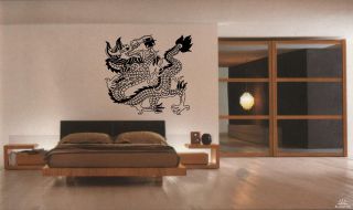 Japanese Dragon Wall Decor Vinyl Decal Sticker D 46