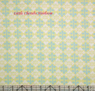 Darla Rose Ditty Yellow French Wallpaper Fabric