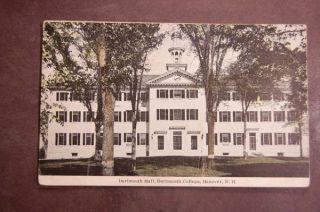 Dartmouth Hall, Hanover, NH. Old Vintage Postcard