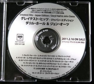 DARYL HALL JOHN OATES Greatest Hits Rare 2011 Japan 19 Trk CD