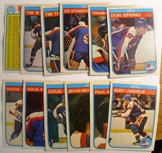  OPC Complete Hockey Set 1 396 Grant Fuhr Dale Hawerchuk Rookies