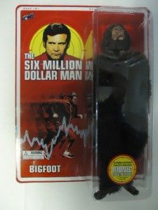Bing Bang pow Six Million Dollar Man Steve Austin Bigfoot Figure Set
