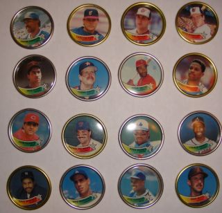 16 1989 Topps Baseball Coins Cal Ripken Tim Raines Doc Gooden Ozzie