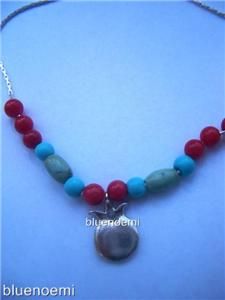 Sterling Silver Israeli Beaded Pomegranate Necklace New