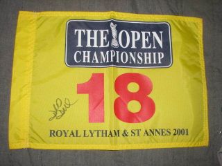 David Duval Signed Autographed Auto The Open Championship 2001 Winner