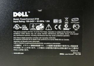 Dell PowerConnect 2748 48 Port Switch