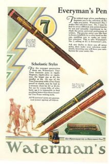  using a solid gold Waterman pen, by Prime Minister David Lloyd George