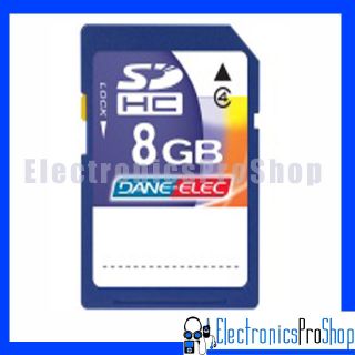 Dane Elec Da SD 8192 R 8GB SDHC Memory Card for Camera SD Slot 3Mbps