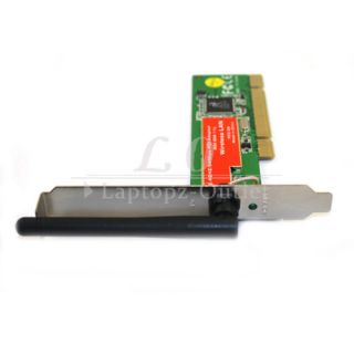 New PCI WiFi Wireless 54Mbps LAN Network Adapter Card