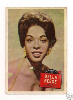 1957 Topps Hit Stars Della Reese Jazz singer #39 Clean back Not CD