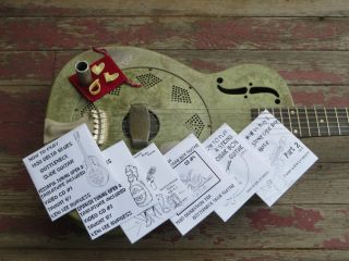 Delta Blues Guitar Slide Players Kit / National Dobro Stella Parlor