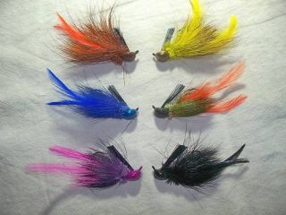 Hunter Creek Kingfisher Hair Jig Set of 6
