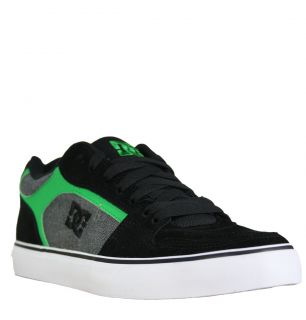 DC Shoes Crown 303013 Mens Trainers AW11 Black Emerald