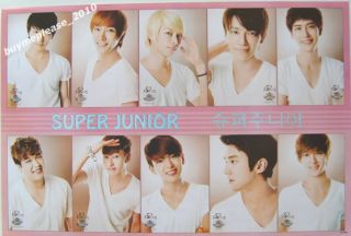 Superjunior Super Junior Korea Boy Band K Pop Picture Poster