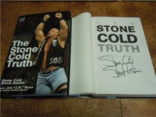 The Stone Cold Truth Autographed Copy of WWE Book Signed by Steve