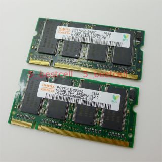Hynix 1GB 2 x 512MB PC2700 DDR 333 200pin Laptop Memory