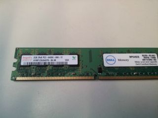 Hynix 2GB DDR2 Desktop RAM 2Rx8 PC2 6400U 666 12 HYMP125U64CP8 S6 AB