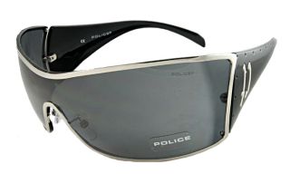 Genuine New 8103 Police Sunglasses S8103 X579 Black