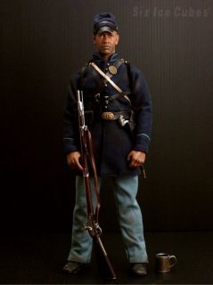 Custom 1 6 Glory Denzel 12 Figure Civil War Union Soldier Hot Toys
