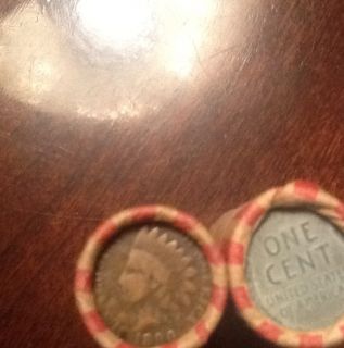  ROLLS WITH IH STEEL PENNIES ON ENDS UNSEARCHED semi KEY Dates FOUND NR