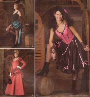Saloon Girl Can Can Dancer Costume Pattern Deadwood