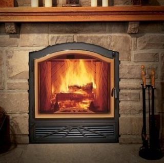  Zero CLEARANCE Wood Burning Fireplace EPA Clean Design Security